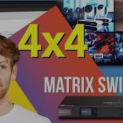 4K HDMI Matrix Switcher Unlock Pro AV Flexibility Route Switch De Embed BG 4K 44MA