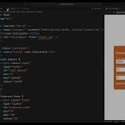 Create A Loan Calculator Using HTML CSS And JAVASCRIPT