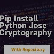 Pip Install Python Jose Cryptography