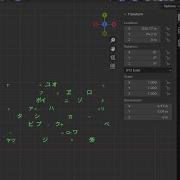 Matrix Rain Animation Blender Python 3D Coder 1