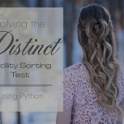 The Distinct Codility Test Challenge Explained Lesson Explanation Tutorial Python Learning