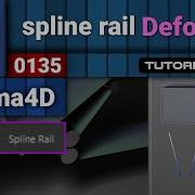 0135 Spline Rail Deformer In Cinema 4d