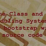 Online Class And Exam Scheduling System In PHP Bootstrap With Source Code