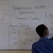 QUANTITATIVE METHODS FORECASTING Exponential Smoothing