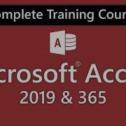 Access 2019 365 Tutorial Creating A New Database Microsoft Training