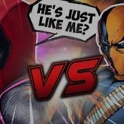 Deadpool VS Deathstroke ANIMATED FIGHT Marvel And DC Comics Battle