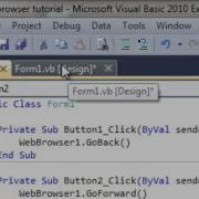 Visual Basic 2010 How To Make A Webbrowser