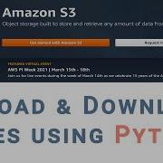Amazon S3 Uploading And Downloading Files Using Python Step By Step Tutorial