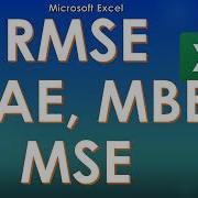 How To Calculate RMSE MAE MSE MBE In Excel Simple And Fast Way