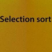 L17 V01 Selection Sort
