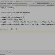 Priority Blocking Queue With Example