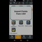CHCNAV Landstar 7 Import Points From A CSV File