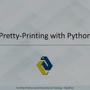 Python Pretty Printing Pprint