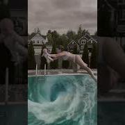 Saving Baby Doll From Whirlpool In Swimming Pool Off Diving Board Shorts