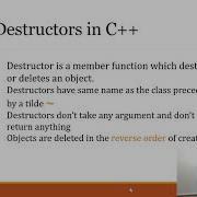 22316 OOP 2 6 Destructors Part II