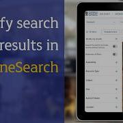Modify Your Search Results In OneSearch