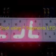 Binary Clock In 7 Segments LED Display