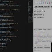 Creating Dynamic HTML Elements And Event Handling With JavaScript
