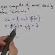 Computing D Still Hard Applied Cryptography