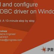 Установите и настройте драйвер ODBC в Windows