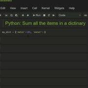 Python Sum All The Items In A Dictionary Coding