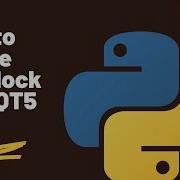 How To Create GUI Clock In PYQT5 Python