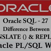 Difference Between TRANSLATE And REPLACE In Oracle SQL TRANSLATE Vs REPLACE In Oracle SQL