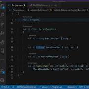 C Language Highlights Nullable Reference Types