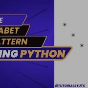 Drawing Alphabet Letter V Using Python Python Pattern Program Printing Pattern Python Tutorial