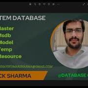 System Databases In Sql Server Master MSDB Model Temp Lecture 6