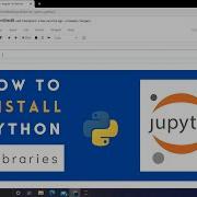 How To Install Python Libraries In Jupyter Notebook Install Numpy In Jupyter Notebook