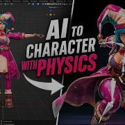 From AI Image To 3D Character With PHYSICS Full UE5 Workflow Cloth Bones