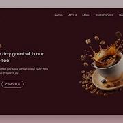Create A Responsive Coffee Website In HTML CSS JavaScript Step By Step Tutorial