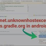 Java Net Unknownhostexception Services Gradle Org In Android Studio