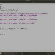 Simspon S 1 3 Rule In Fortran From Central Department Of Physics Nepal