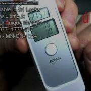 Digital Alcohol Tester With LCD Clock