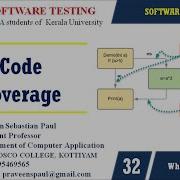 SOFTWARE TESTING SESSION 32 CODE COVERAGE BCA SEM 5