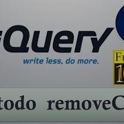 Tutorial De JQuery 11 RemoveClass