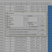 DC 10 PSPP Number Mean MissingValue