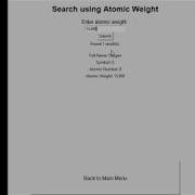 Python Project Periodic Table Element Searcher