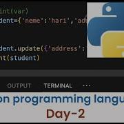 Python Project With Variables Naming Rules In Python Programming Language Day2