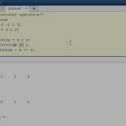 Relational Operators In Matlab