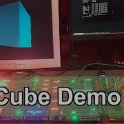 Demo Rotating Cube On The Homebrew CPU