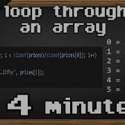 C Print An Array With Loop