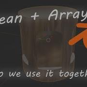 How To Use Array And Boolean Modifier Blender Tutorial Modeling Tips