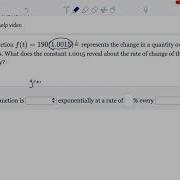 Interpret Exponential Function Constant