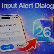 Flutter Dialog IOS 26 Input Alert Dialog In Flutter Flutter IOS26 AlertDialog