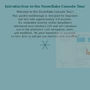 Snowflake Console Tour UI Walkthrough For Beginners Step By Step Guide AI Data Studio