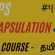 Encapsulation In Java Java Course In Tamil OOPS Ganesh Teaching Studio Javatamil