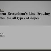Bresenham S Line Drawing Algorithm In Computer Graphics Lab Program 1 CSE